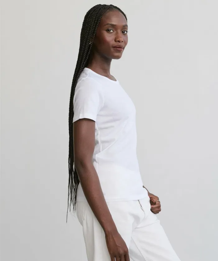Tees and Tanks Women Jenni Kayne Cotton Slim Tee White