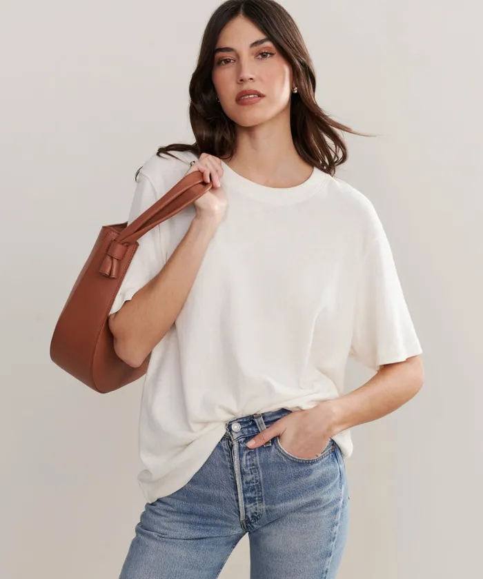 Tees and Tanks Women Jenni Kayne Relaxed Tee Ivory