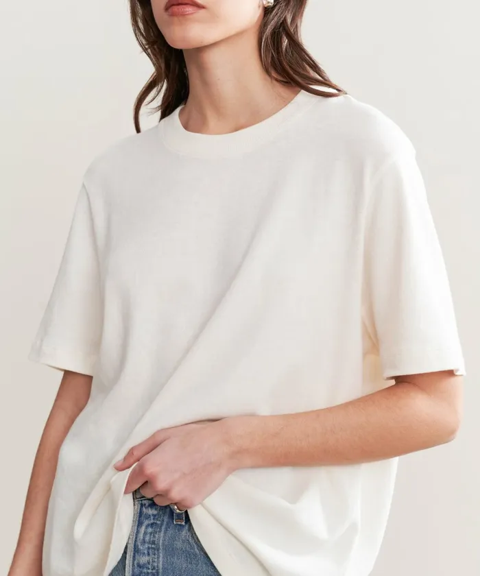 Tees and Tanks Women Jenni Kayne Relaxed Tee Ivory