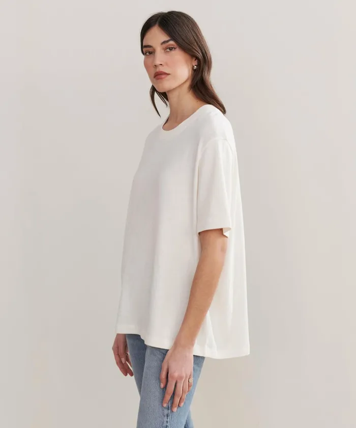 Tees and Tanks Women Jenni Kayne Relaxed Tee Ivory