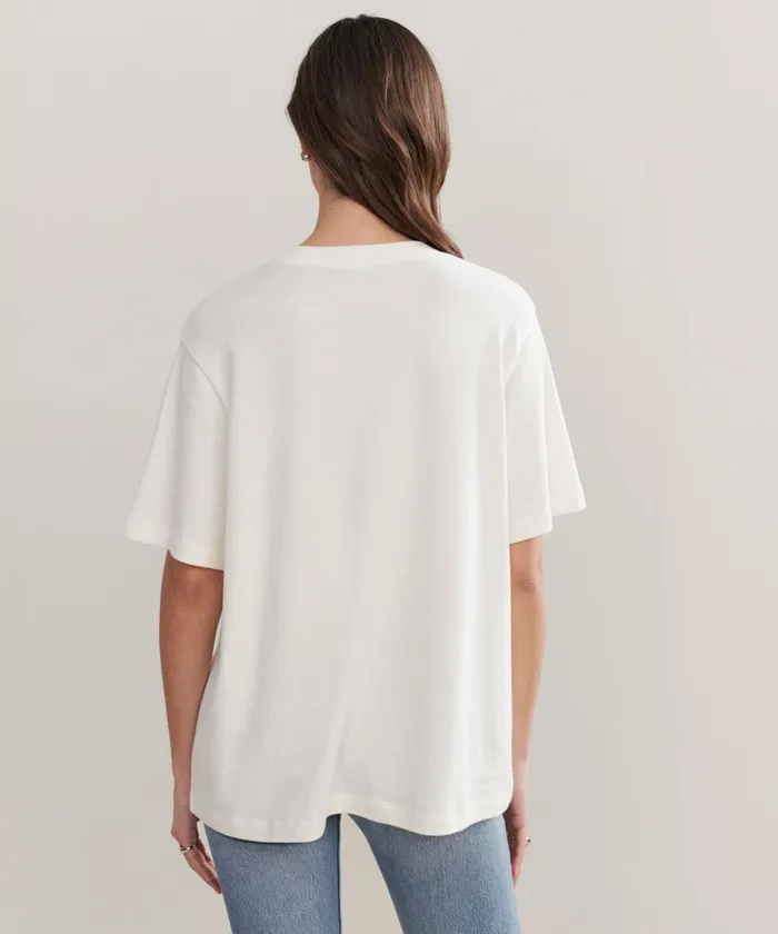Tees and Tanks Women Jenni Kayne Relaxed Tee Ivory