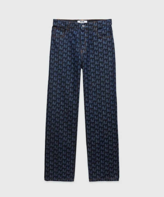 Themwave Denim Pants Men MSGM Pants And Shorts