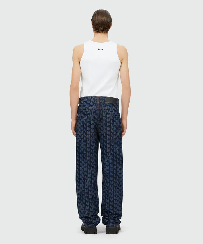 Themwave Denim Pants Men MSGM Pants And Shorts