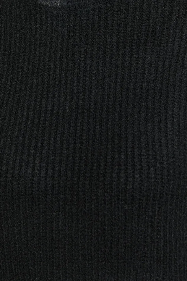 Tianna Mini Dress 8211 Knitted Side Split Jumper Dress In Black Women Showpo Knitwear