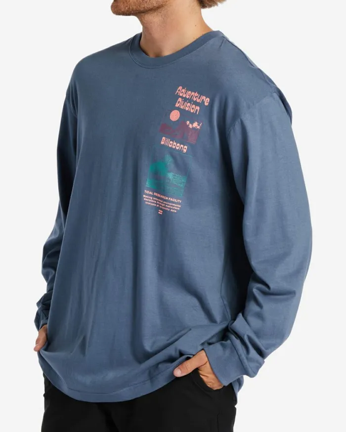 Tidal Research Long Sleeve TShirt North Sea Men Billabong TShirts