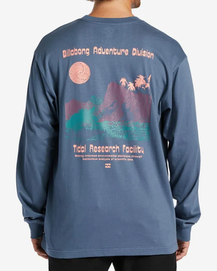 Tidal Research Long Sleeve TShirt North Sea Men Billabong TShirts