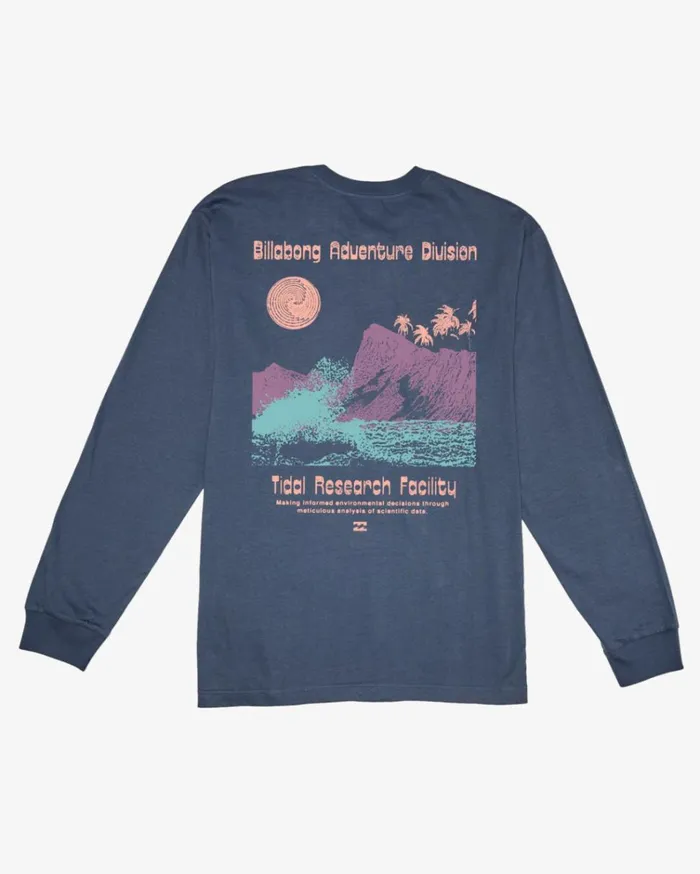 Tidal Research Long Sleeve TShirt North Sea Men Billabong TShirts
