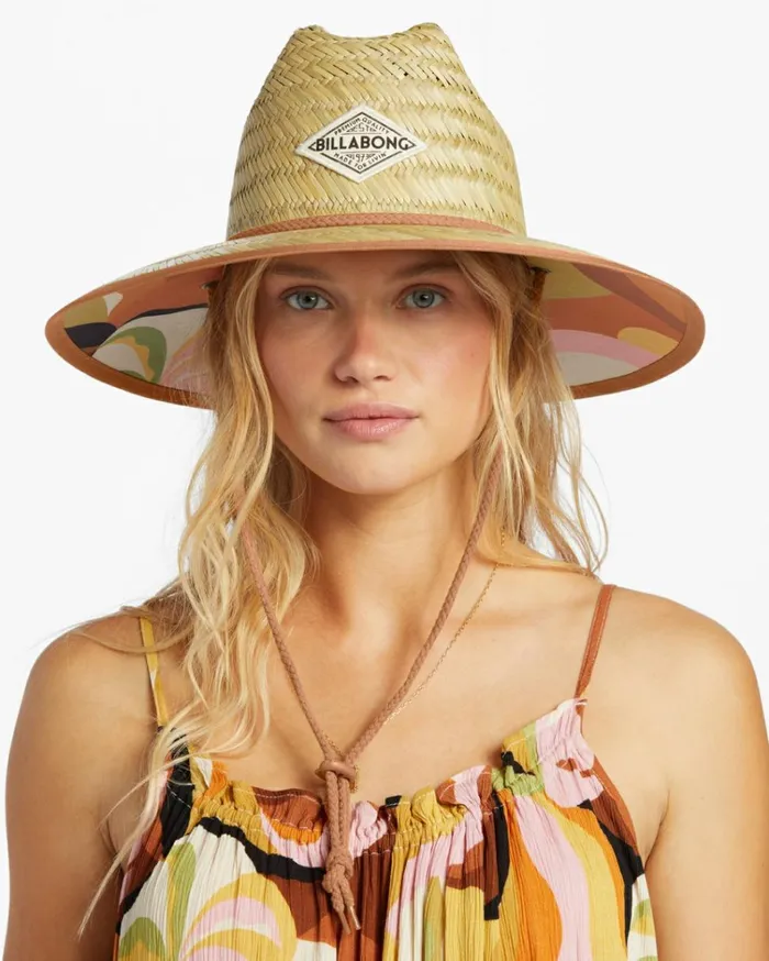 Tipton Straw Lifeguard Hat Multi 1 Women Billabong Hats and Beanies