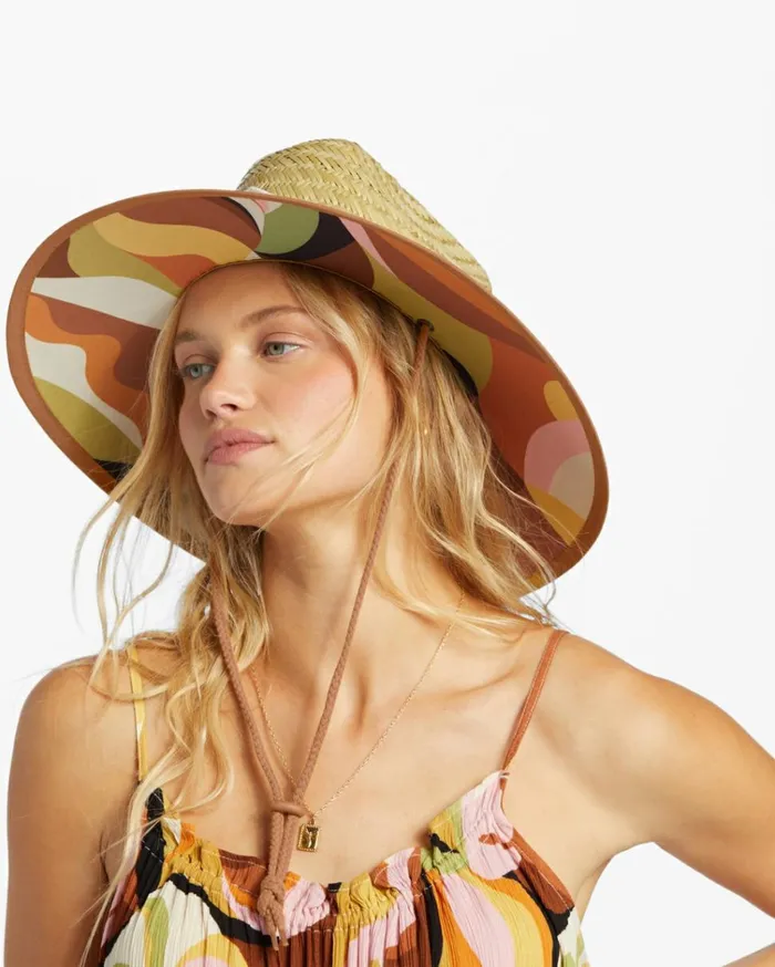 Tipton Straw Lifeguard Hat Multi 1 Women Billabong Hats and Beanies