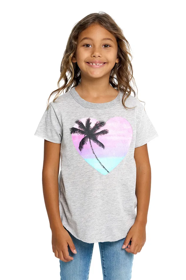 Tops Chaser Brand Girls Vacation Heart