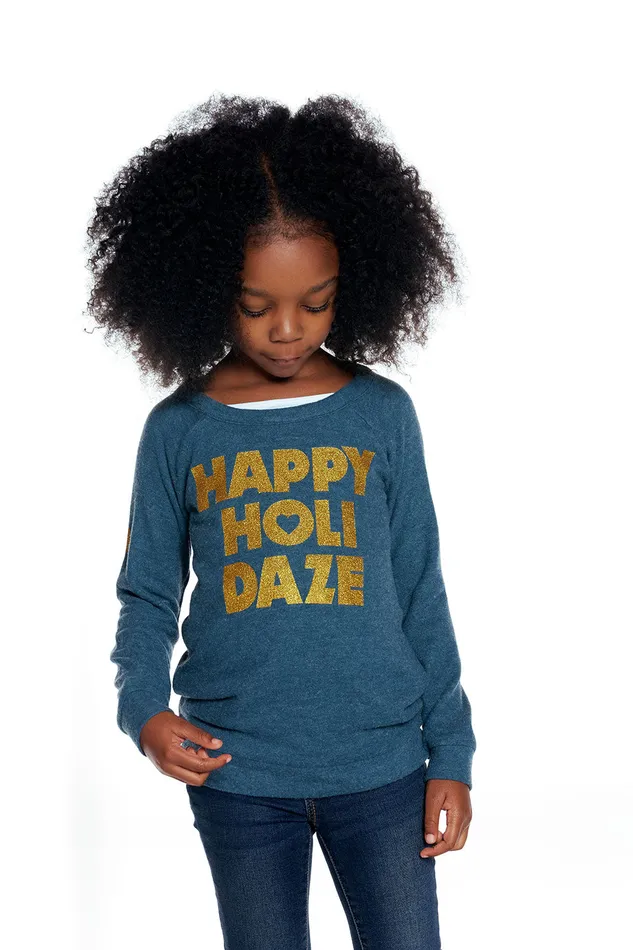 Tops Girls Happy Holidaze Chaser Brand