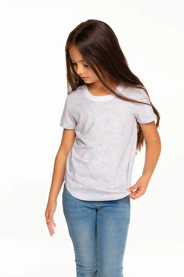 Tops Recycled Vintage Jersey Short Sleeve Scoop Back Shirt 8211 Chaser Brand Girls