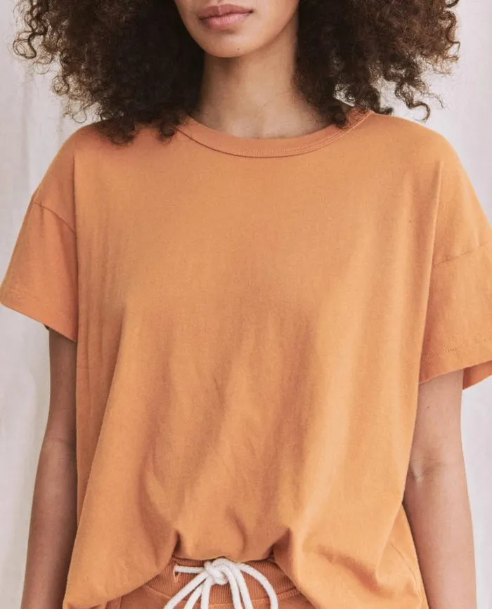Tops Women039s The Great The Boxy Crew California Poppy