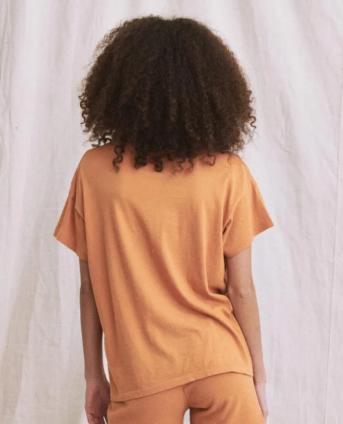 Tops Women039s The Great The Boxy Crew California Poppy