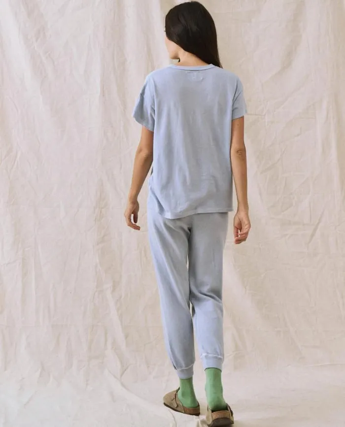 Tops Women039s The Great The Boxy Crew Whisper Blue