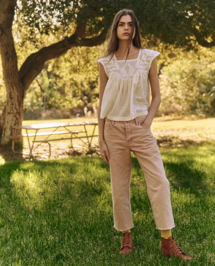 Tops Women039s The Great The Dawn Top Cream