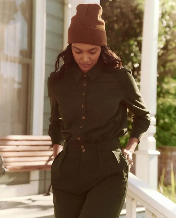 Tops Women039s The Great The Scouting Shirt Dark Forest