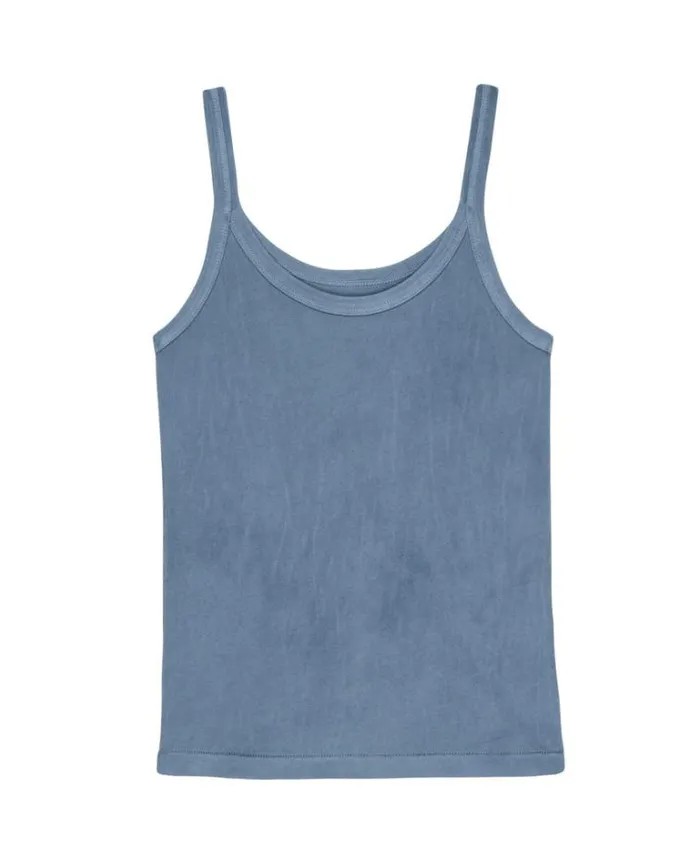 Tops Women039s The Great The Slim Tank Vintage Cornflower