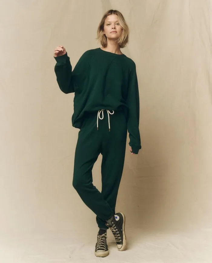Tops Women039s The Great The Slouch Sweatshirt Green Grove