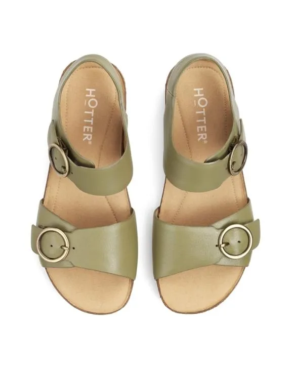 Tourist Sandals Olive Women Hotter Cork Sandals