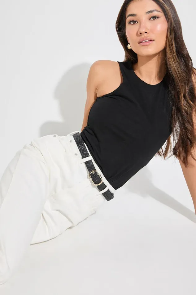 Tracey Woven Belt In Black Women Showpo Belts