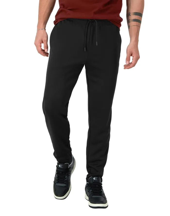 Tricot Track Pants Winged C Logo 30034 Black Men Champion Pants and Joggers