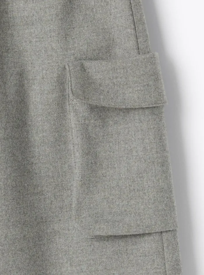 Trousers And Leggings Girl 216 Il Gufo Palazzo Pants In Technowool