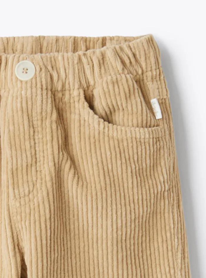 Trousers Baby 036 Il Gufo Cotton Corduroy Pants