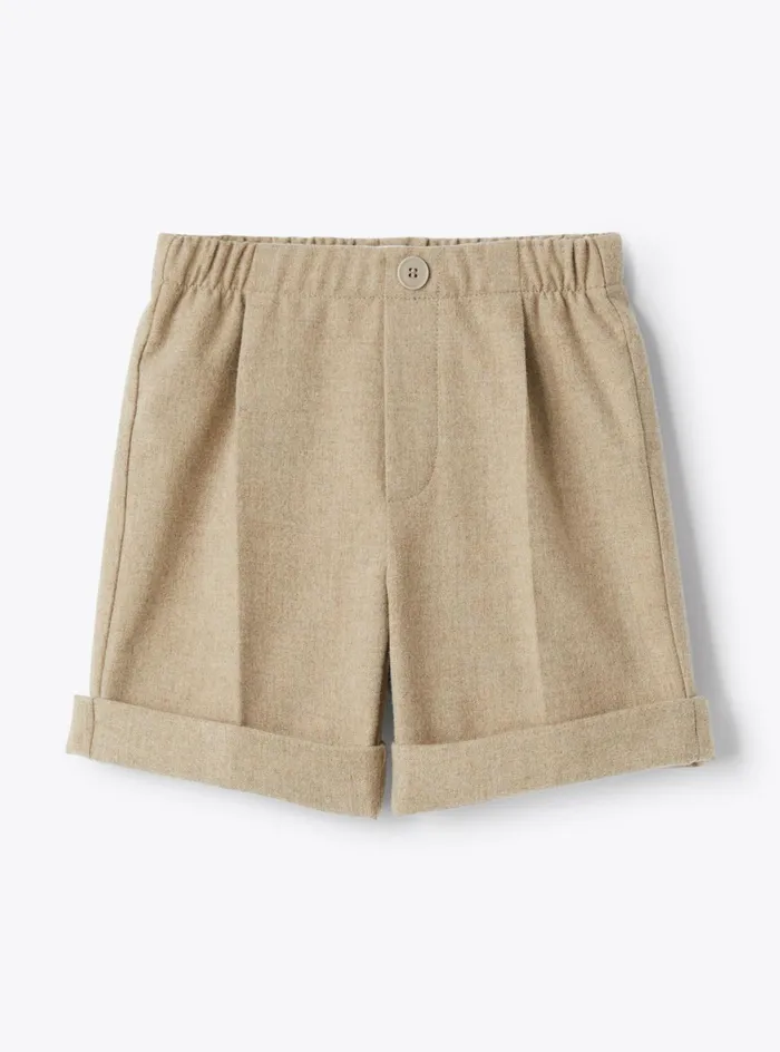 Trousers Baby 036 Il Gufo Technowool Bermuda Shorts