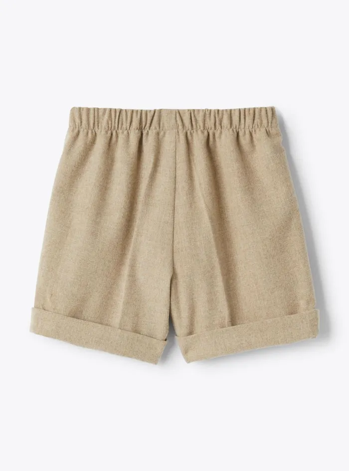 Trousers Baby 036 Il Gufo Technowool Bermuda Shorts