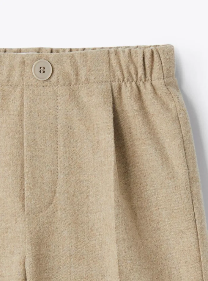 Trousers Baby 036 Il Gufo Technowool Bermuda Shorts