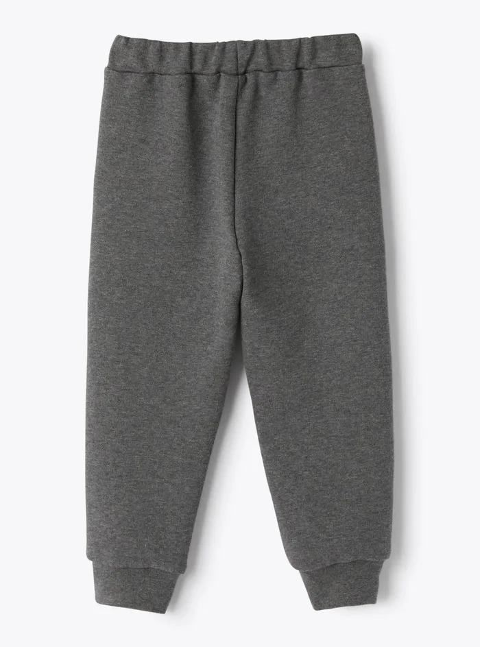 Trousers Boy 216 Il Gufo Cotton Fleece Joggers