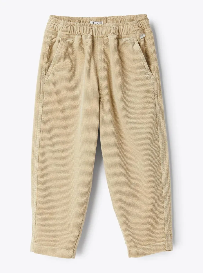 Trousers Boy 216 Il Gufo Cotton Velvet Carrot Fit Pants