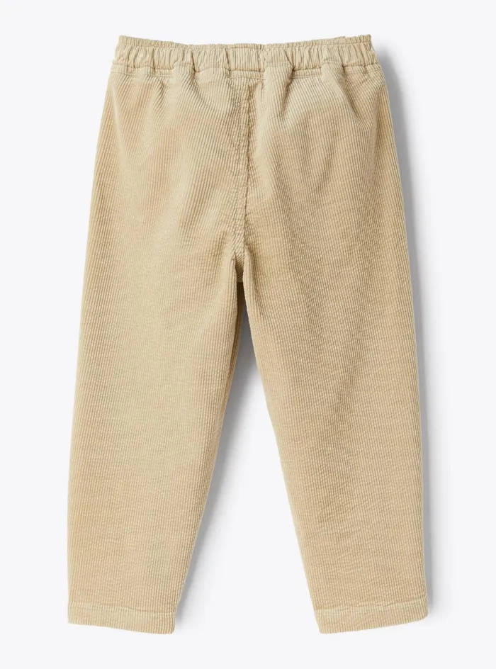 Trousers Boy 216 Il Gufo Cotton Velvet Carrot Fit Pants