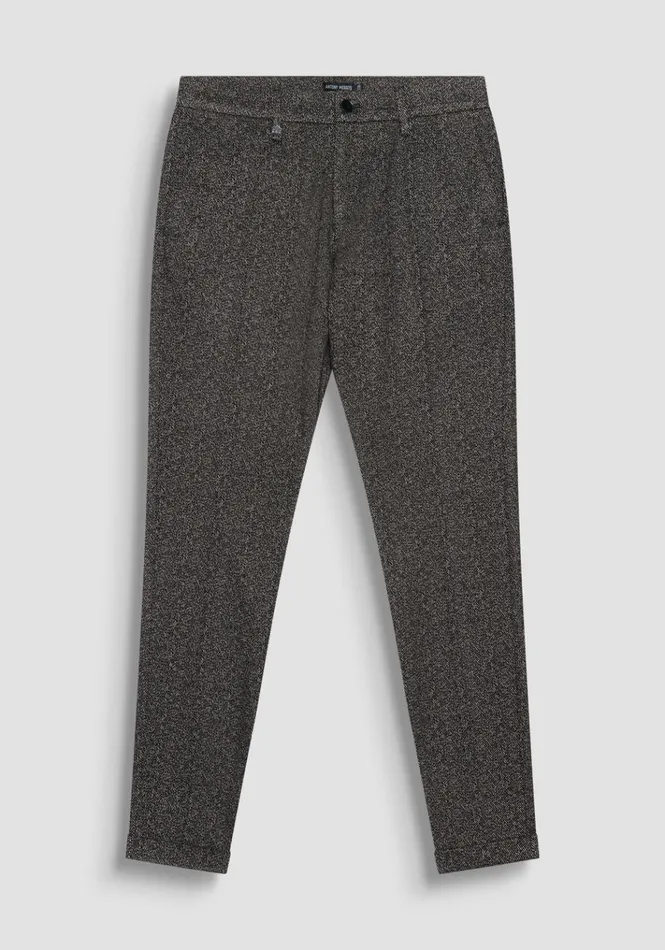Trousers Men Antony Morato Ashe Super Skinny Fit Trousers In Warm Handfeel Stretch Viscose Fabric Beige Trousers Men Antony Morato Ashe Super Skinny Fit Trousers In Warm Handfeel Stretch Viscose Fabric Beige