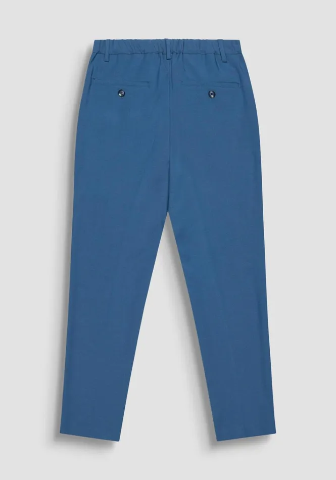 Trousers Men Antony Morato Regular Fit Blue 034Luis034 Trousers In Wool Blend Worker Avio