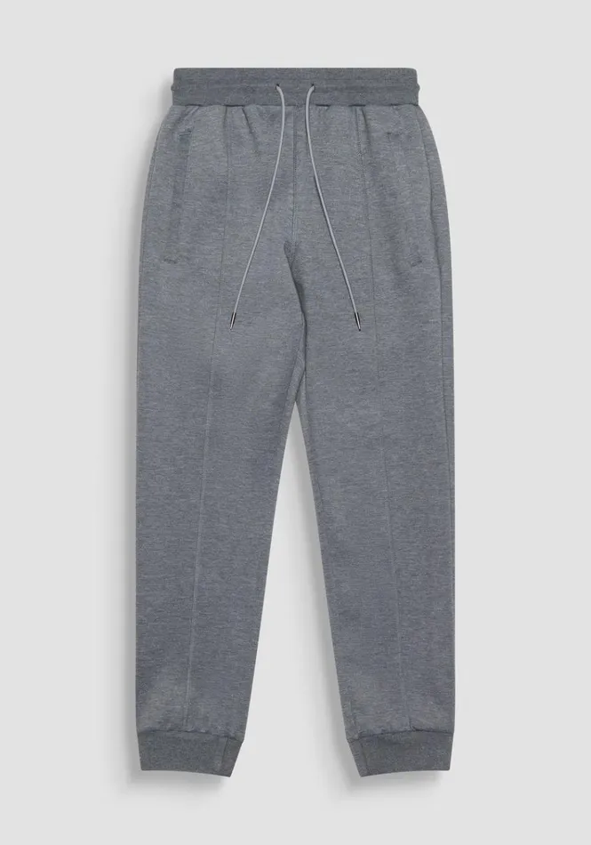 Trousers Men Antony Morato Regular Fit Sweatpants In Grey Scuba Fabric Medium Gray Melange