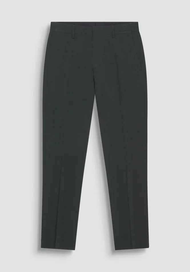 Trousers Men Antony Morato Slim Fit 034Bonnie034 Green Trousers In Elastic Viscose Forest Green