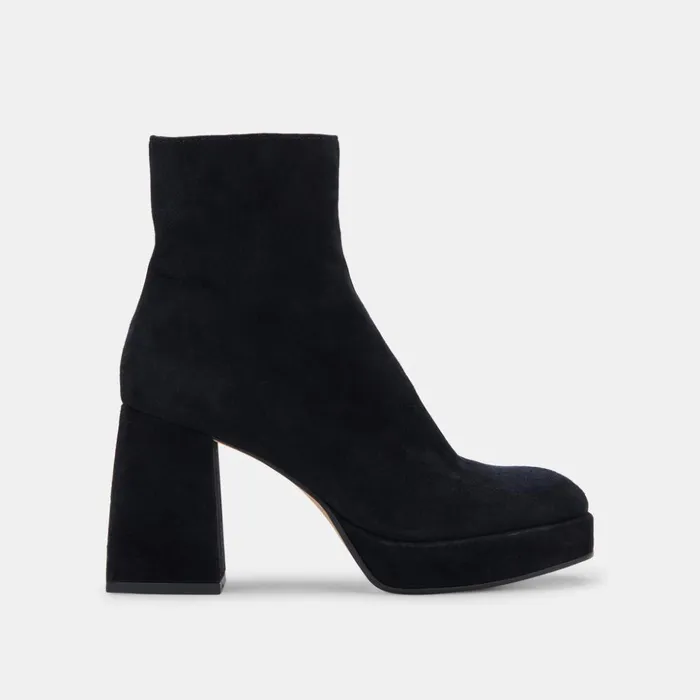 Ulyses Boots Black Suede Women Dolce Vita Boots and Booties