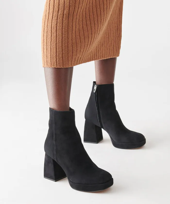 Ulyses Boots Black Suede Women Dolce Vita Boots and Booties