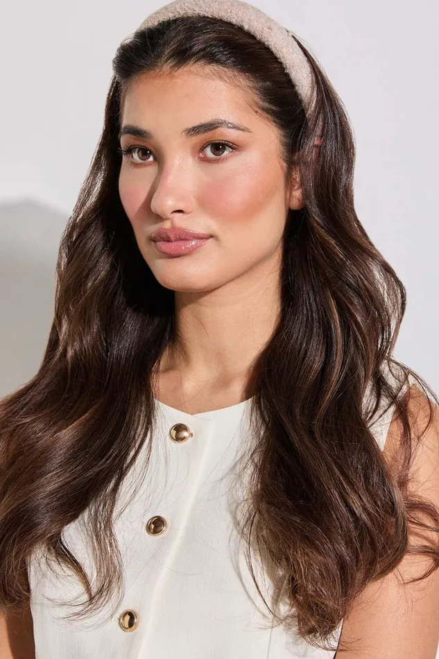 Uma Headband 8211 Boucle Rounded Headband In Stone Women Showpo Hair