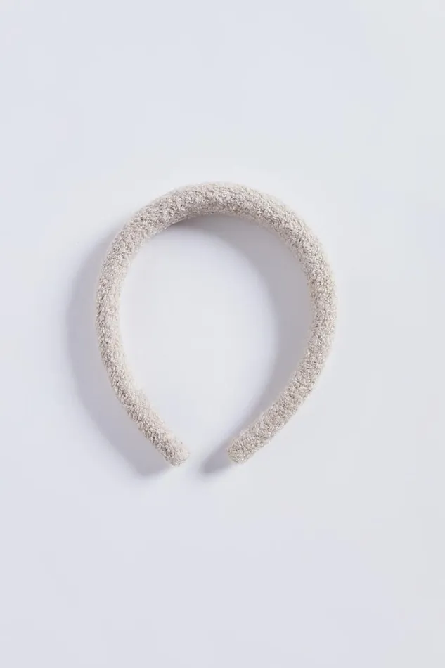 Uma Headband 8211 Boucle Rounded Headband In Stone Women Showpo Hair