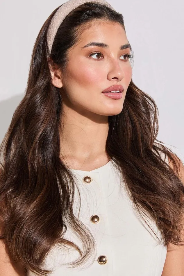 Uma Headband 8211 Boucle Rounded Headband In Stone Women Showpo Hair