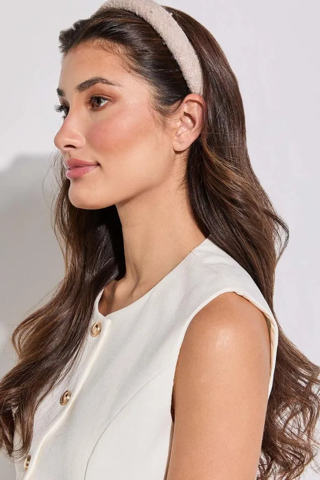 Uma Headband 8211 Boucle Rounded Headband In Stone Women Showpo Hair