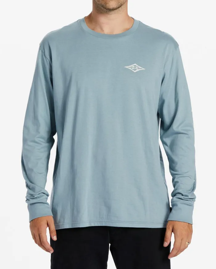 Unity Long Sleeve TShirt Washed Blue Men Billabong TShirts