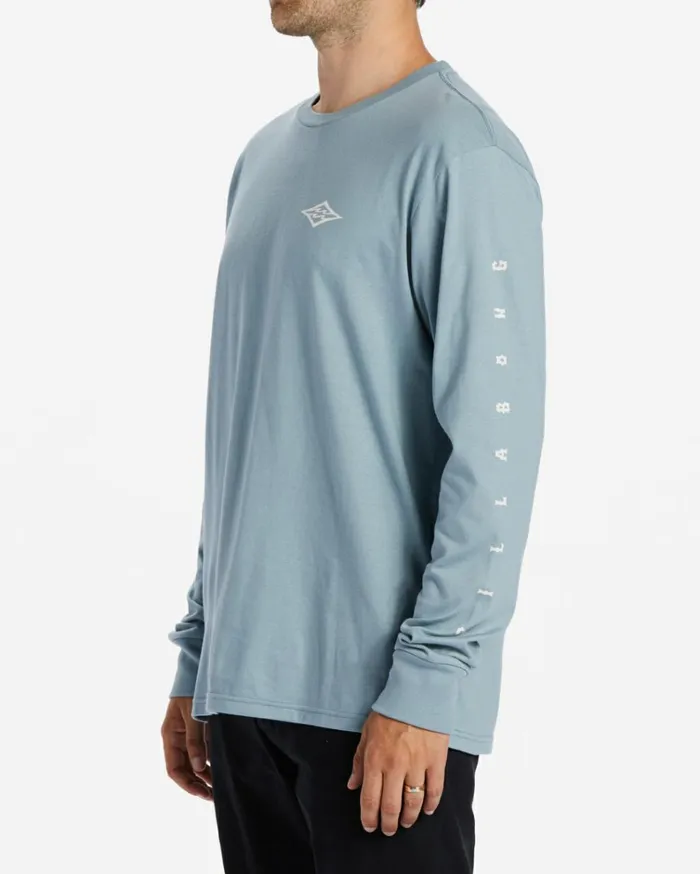 Unity Long Sleeve TShirt Washed Blue Men Billabong TShirts