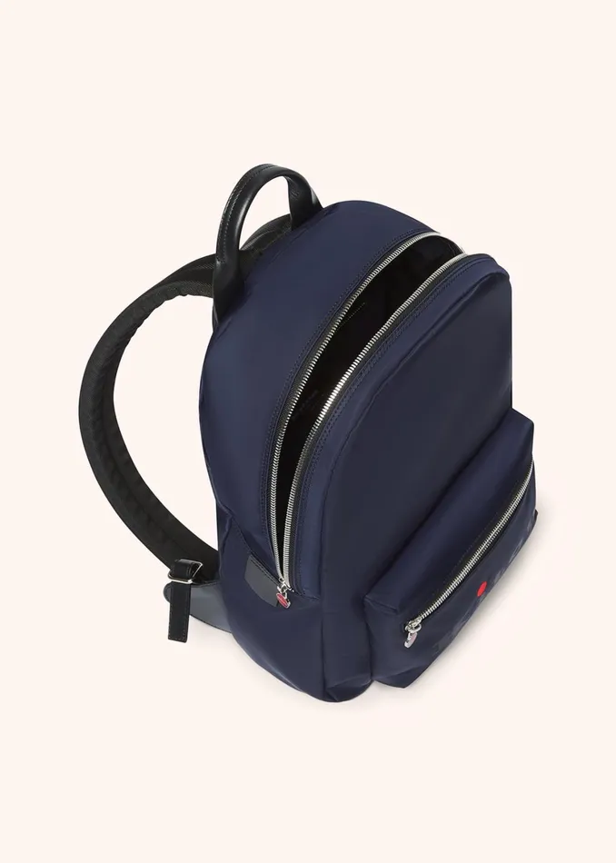 URBAN BACKPACK WITH LEATHER INSERTS Men Kiton Bags And Wallets URBAN BACKPACK WITH LEATHER INSERTS Men Kiton Bags And Wallets