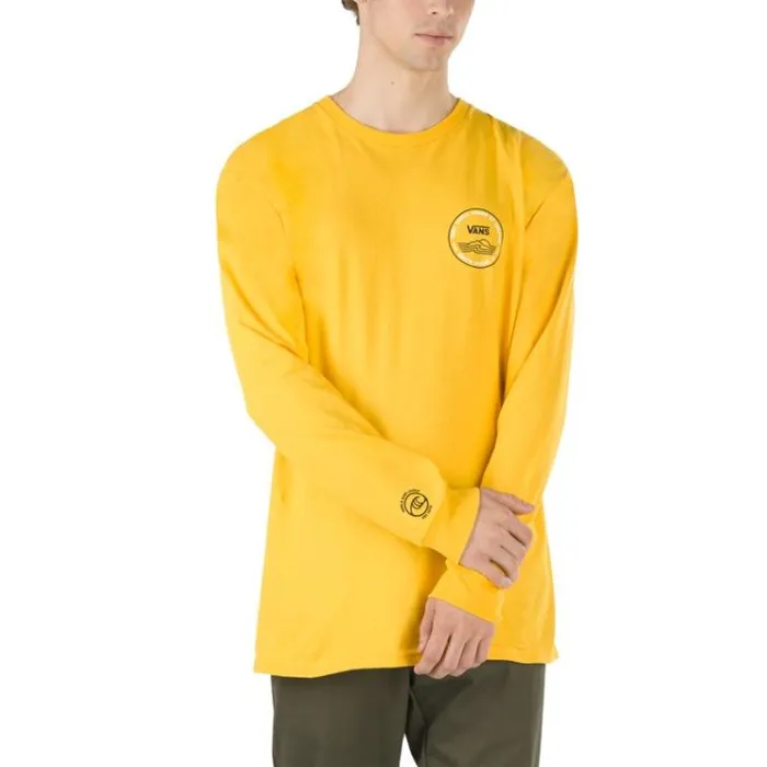 Vans 2020 VTCS Lockup Long Sleeve TShirt Lemon Chrome Mens TShirts and Tanks Vans 2020 VTCS Lockup Long Sleeve TShirt Lemon Chrome Mens TShirts and Tanks