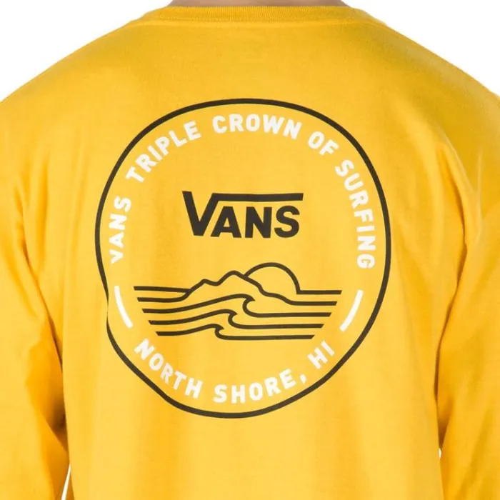Vans 2020 VTCS Lockup Long Sleeve TShirt Lemon Chrome Mens TShirts and Tanks Vans 2020 VTCS Lockup Long Sleeve TShirt Lemon Chrome Mens TShirts and Tanks