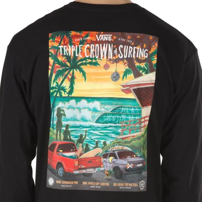 Vans 2020 VTCS Poster Long Sleeve TShirt Black Mens TShirts and Tanks Vans 2020 VTCS Poster Long Sleeve TShirt Black Mens TShirts and Tanks
